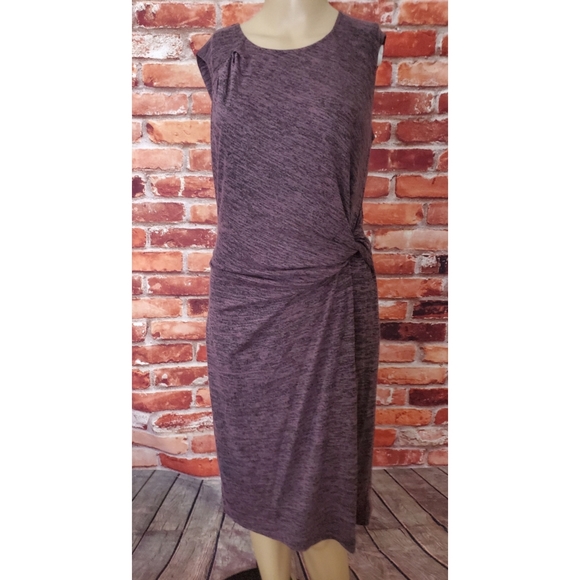 Nic+Zoe Plum Twist Dress Small NWT - Picture 2 of 4